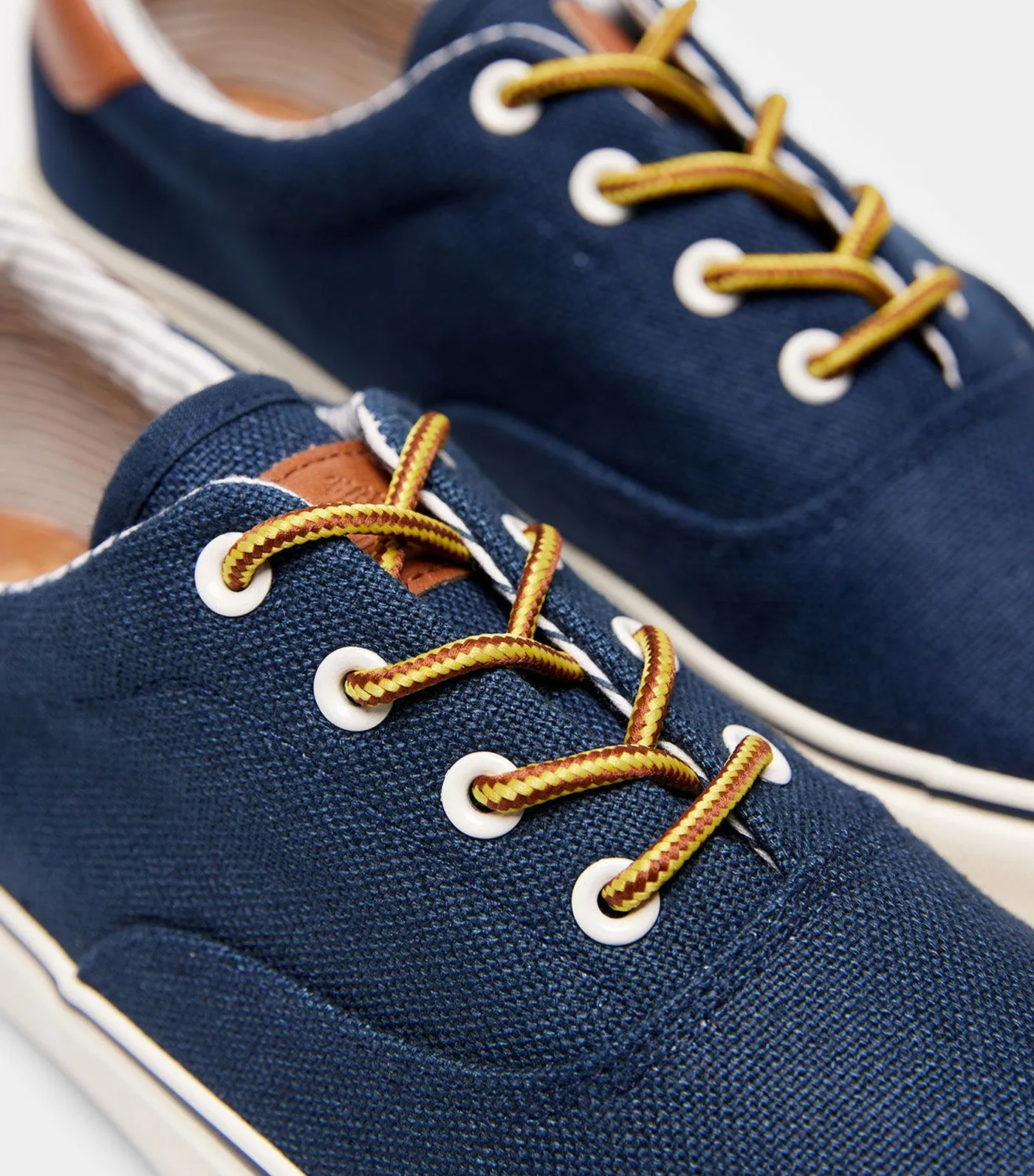 Blue Organic Cotton Casual Sneaker