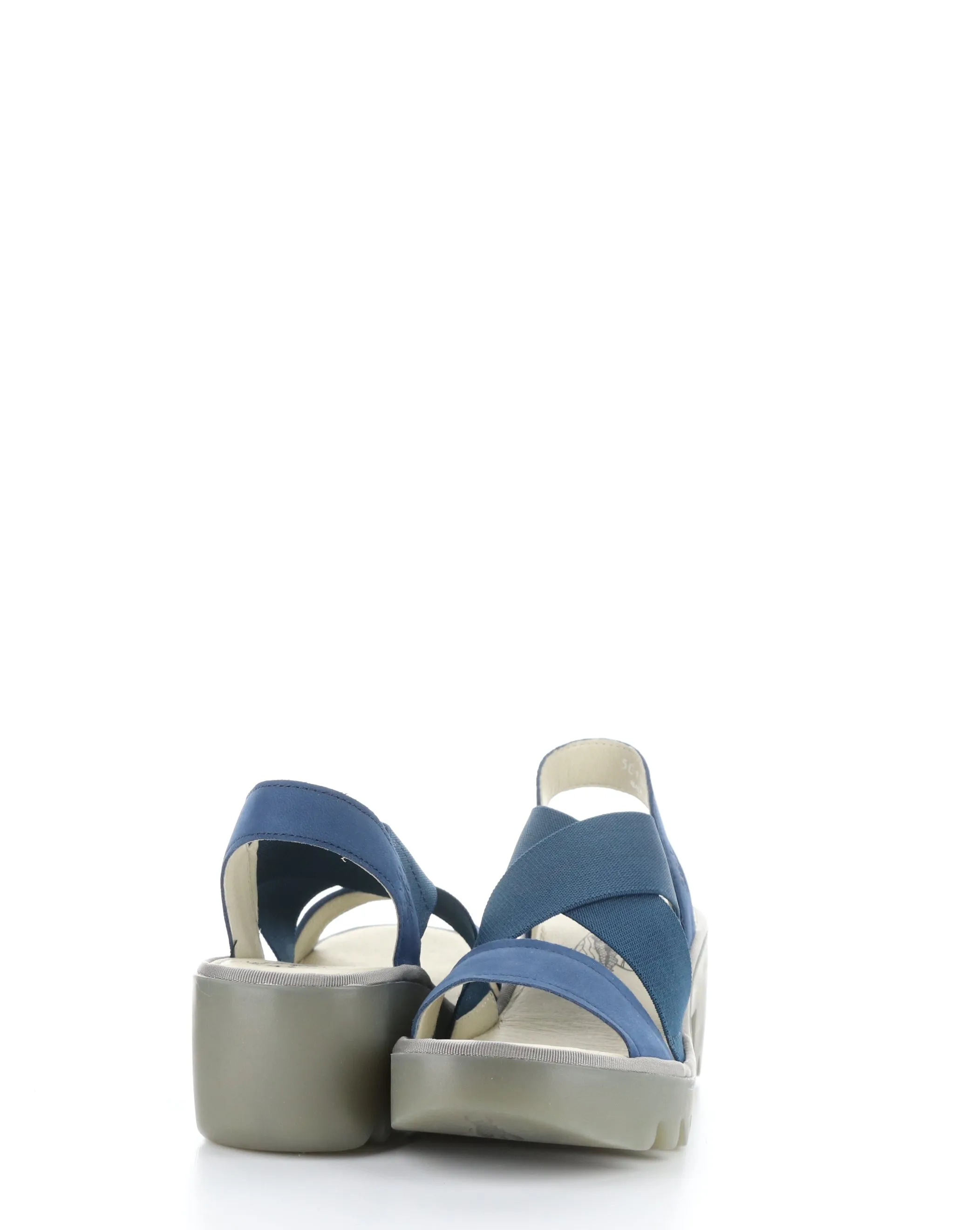 Blue Round Toe TAJI502FLY Sandals, Style 002