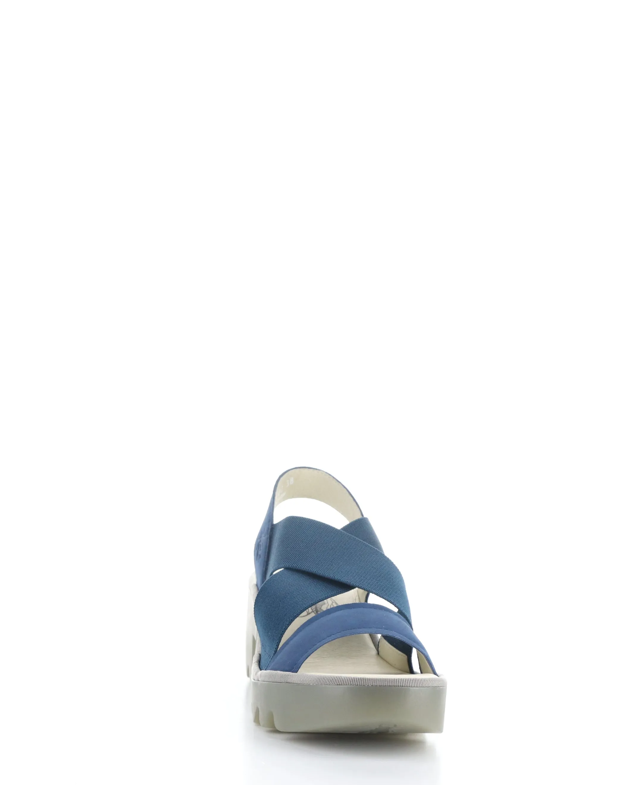 Blue Round Toe TAJI502FLY Sandals, Style 002