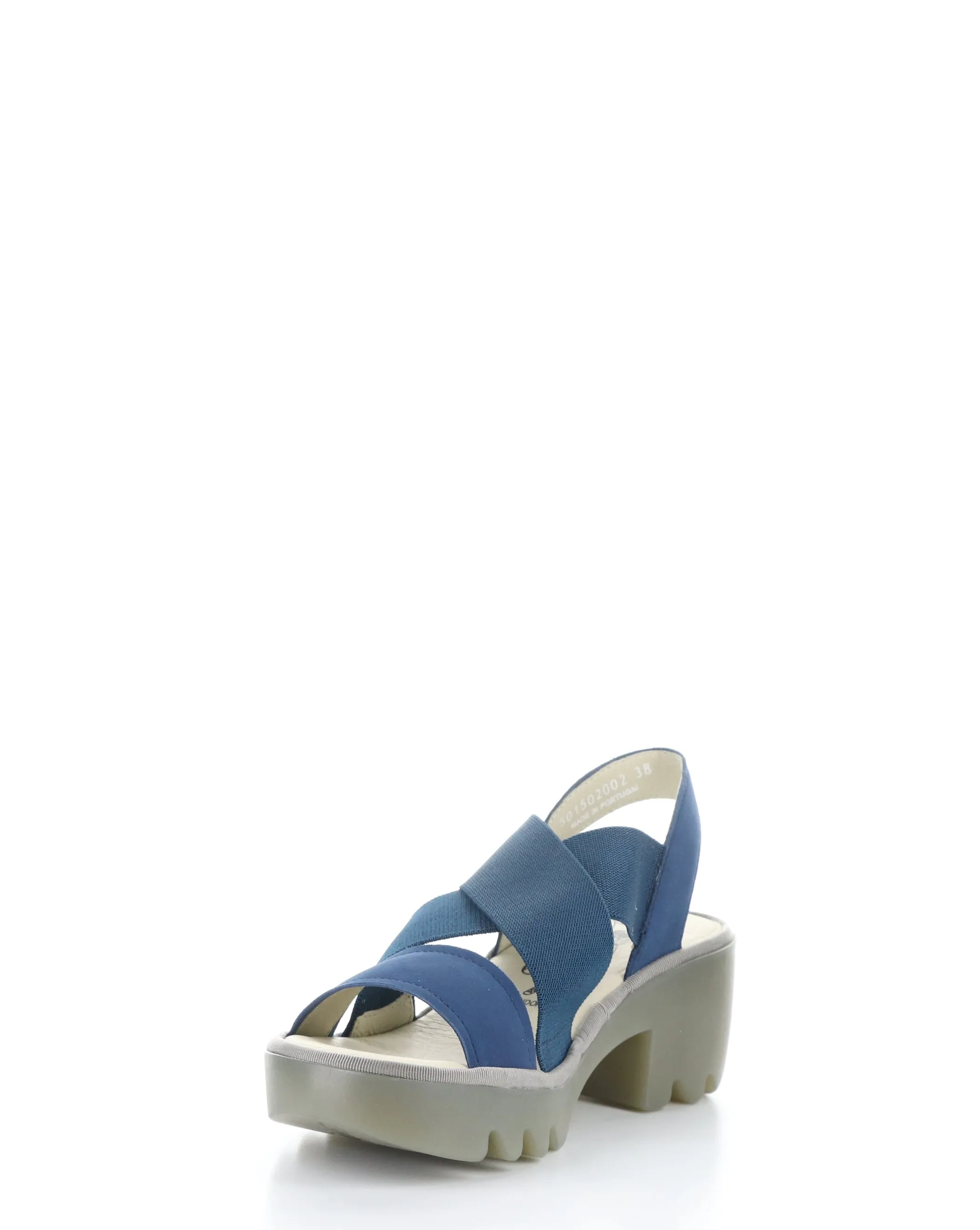 Blue Round Toe TAJI502FLY Sandals, Style 002