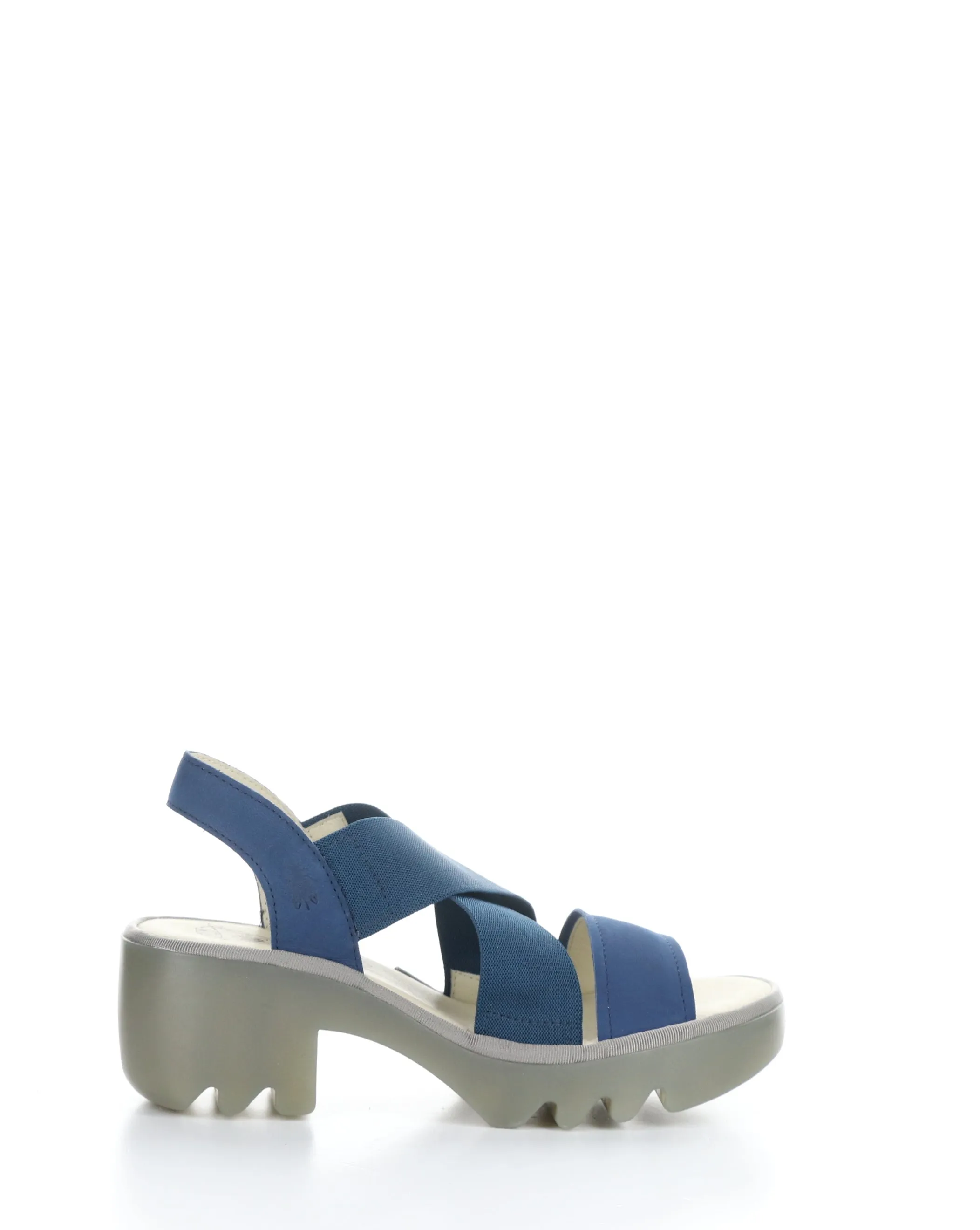 Blue Round Toe TAJI502FLY Sandals, Style 002