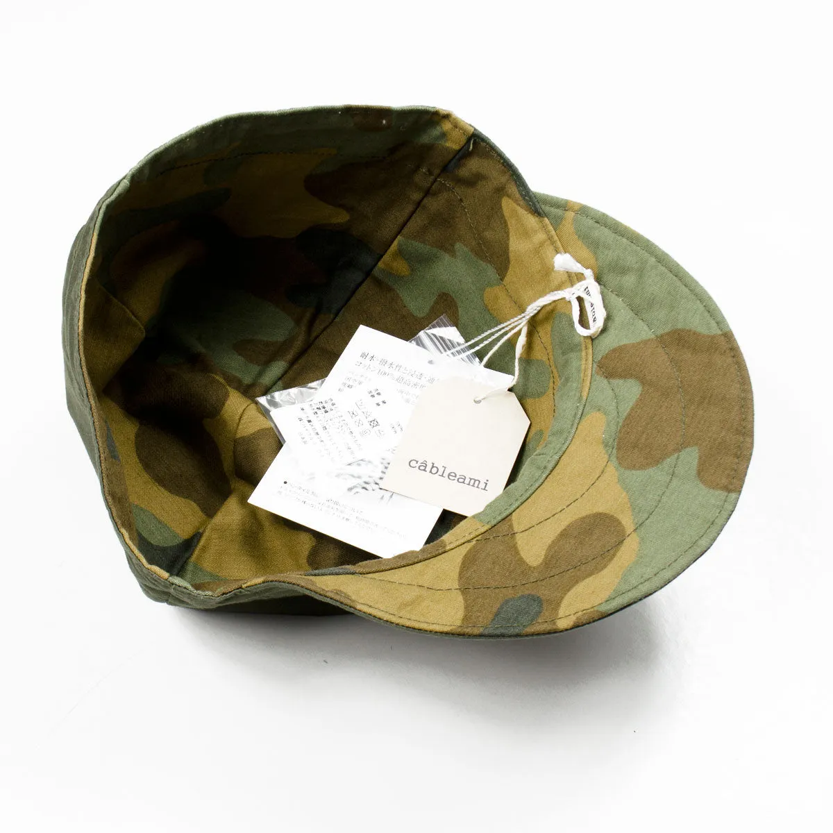 Cableami Ventile Reversible Olive Camo Cap