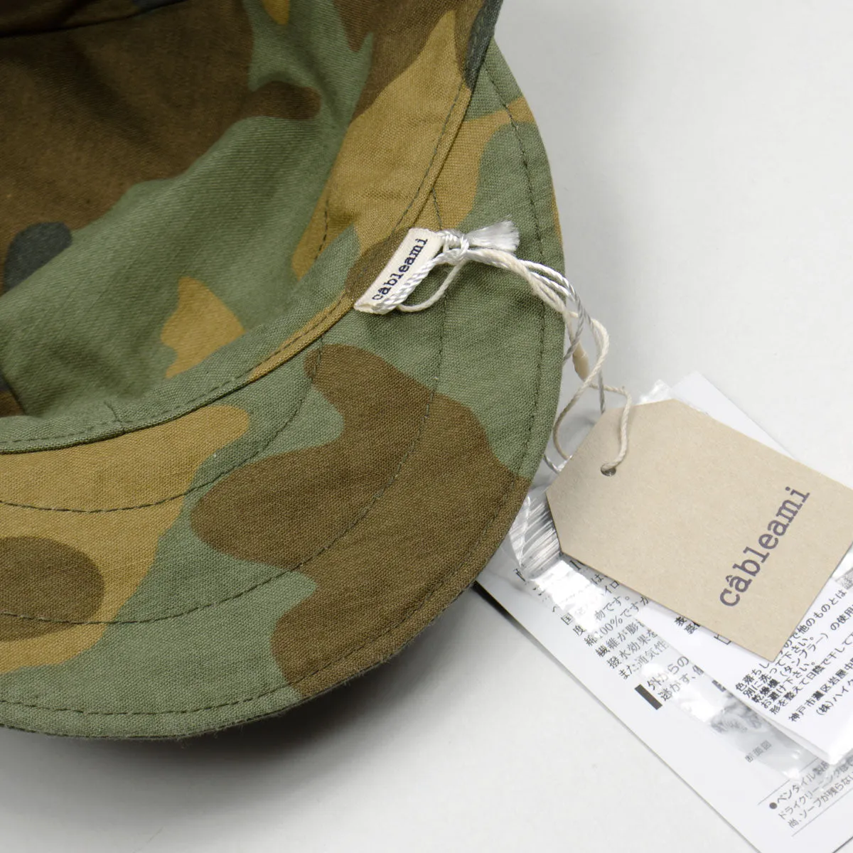 Cableami Ventile Reversible Olive Camo Cap