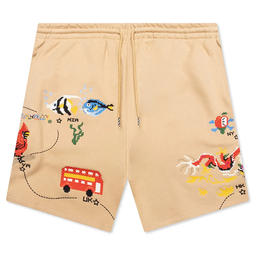 Candied Ginger Shorts for Fashionable Summer Looks