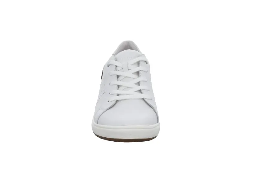 Caren 01 White Leather Sneaker