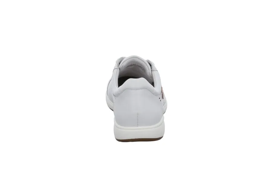 Caren 01 White Leather Sneaker