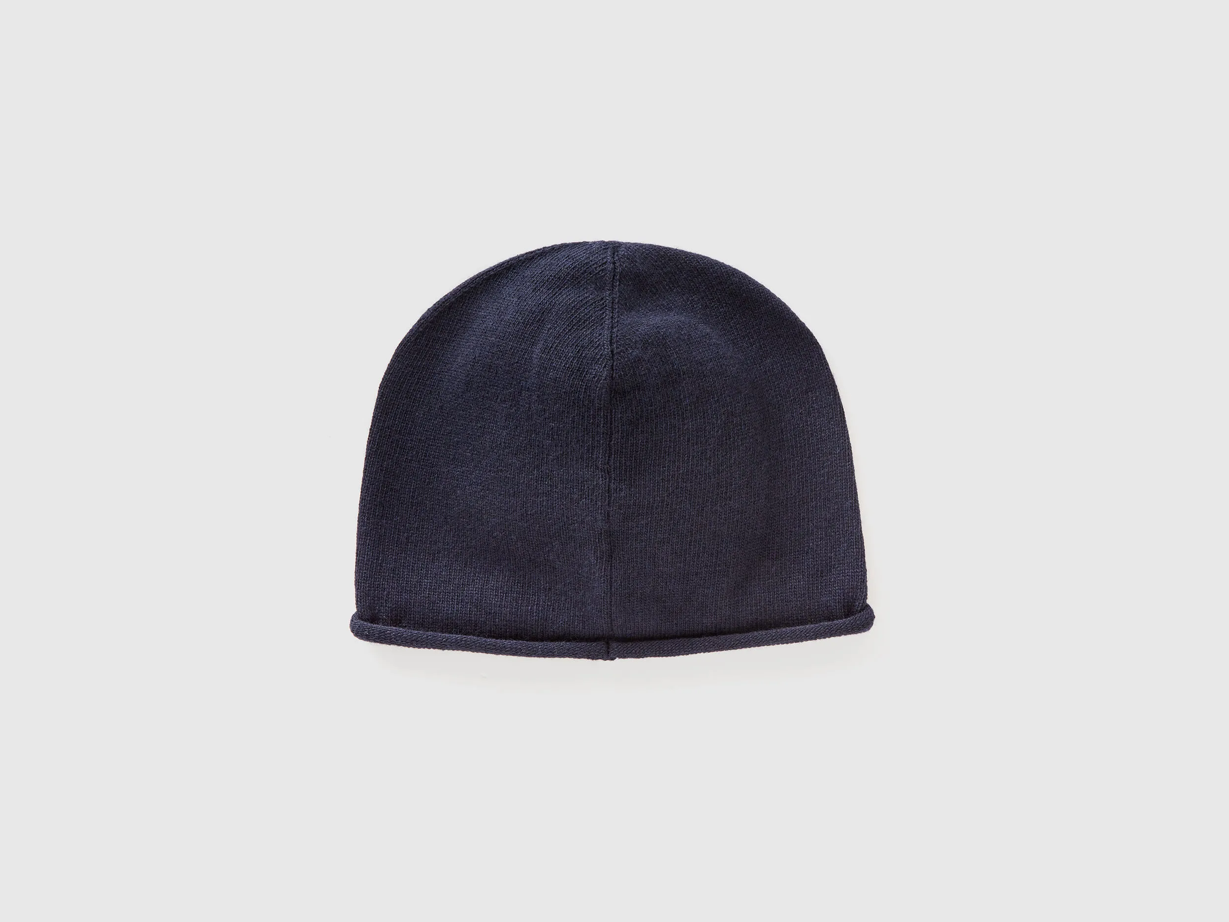 Cashmere blend cap - Dark Blue | Benetton