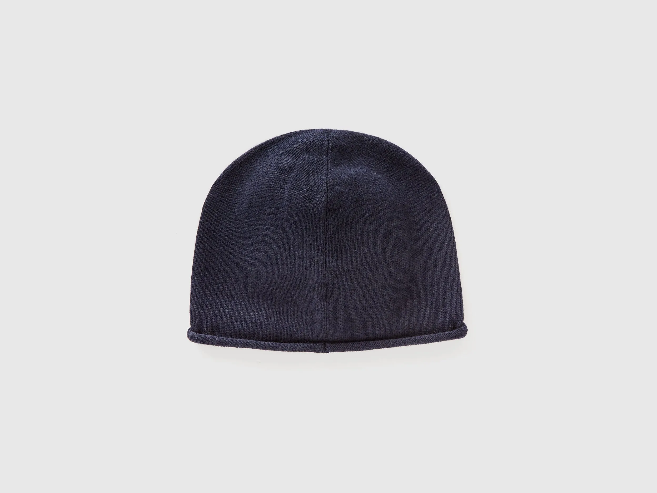 Cashmere blend cap - Dark Blue | Benetton