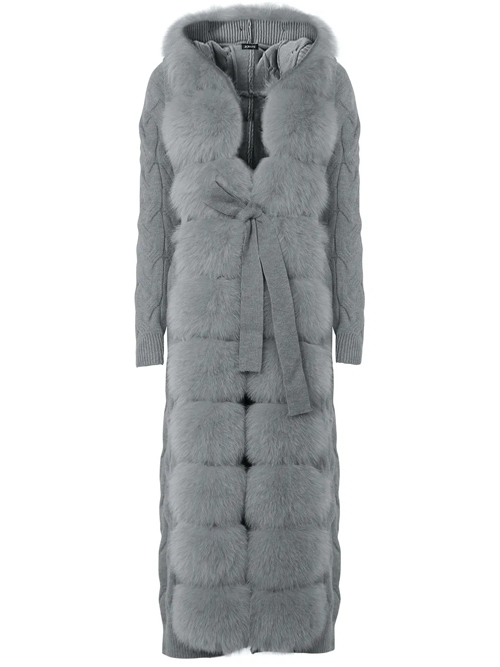 Cavo women's fur cashmere cardigan