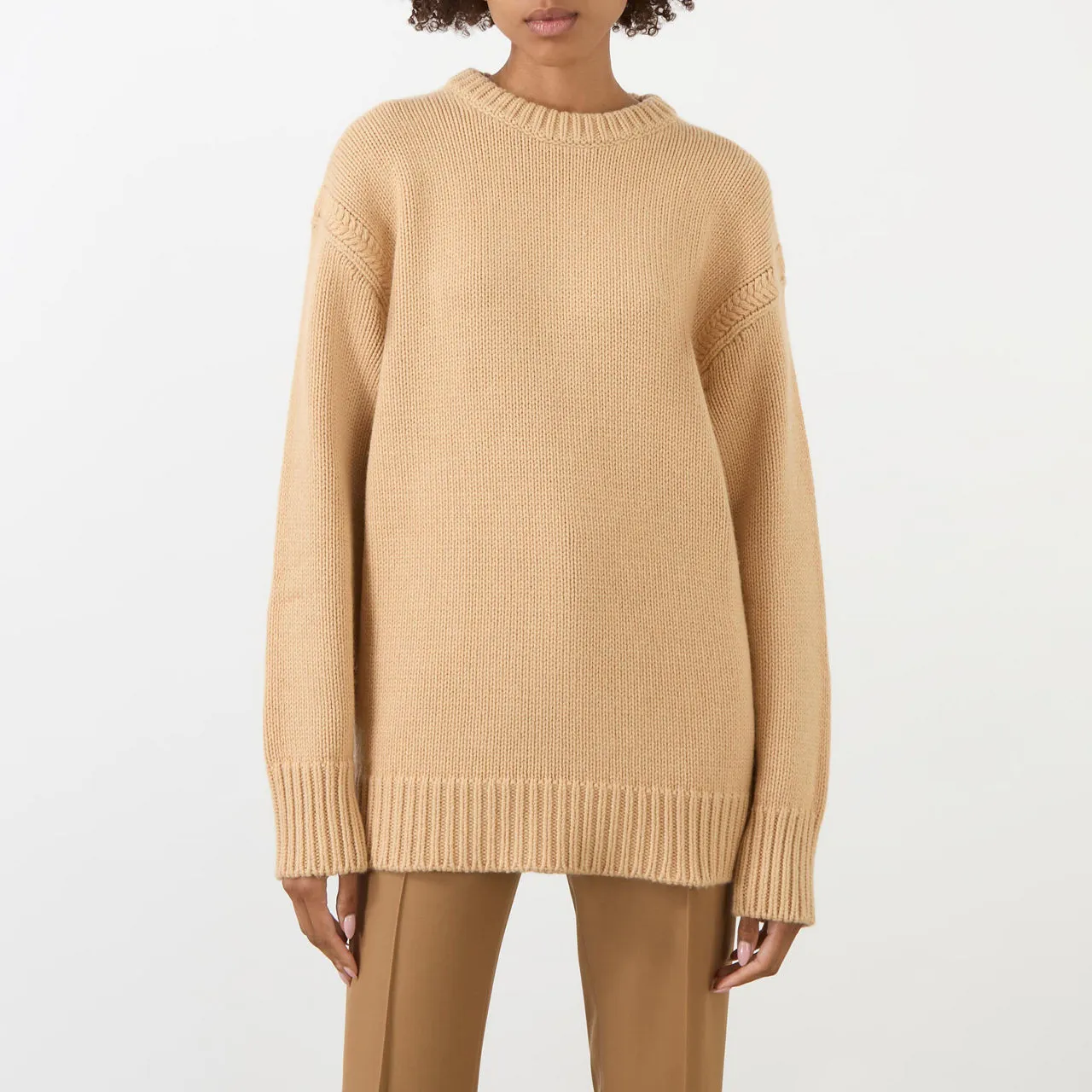 Nude Logo Knit Sweater by CHLOÉ