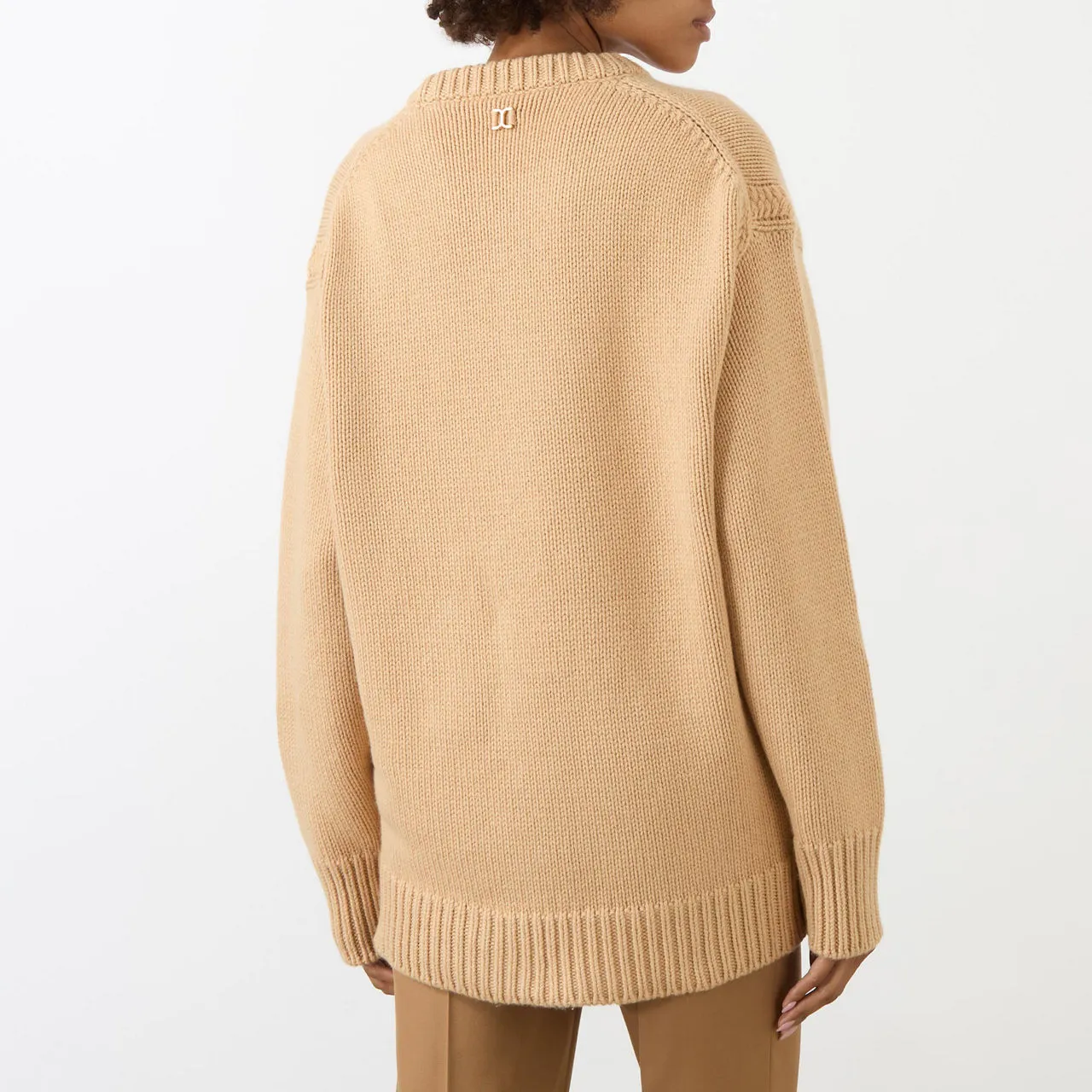 Nude Logo Knit Sweater by CHLOÉ