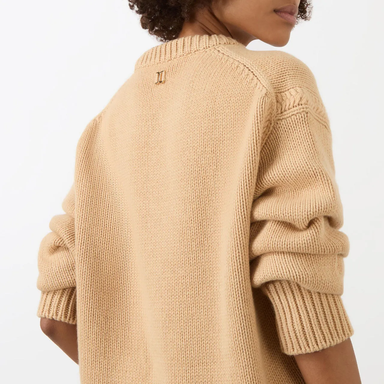 Nude Logo Knit Sweater by CHLOÉ