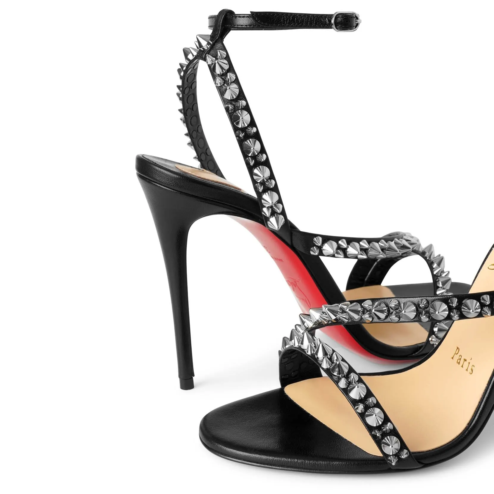 Christian Louboutin Mafaldina spikes 100 black sandals