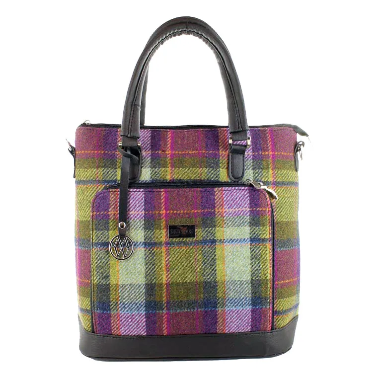 Ciara Bag Made with Authentic Irish Tweed and Leather