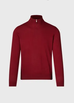 Classic Cashmere Quarter Zip Sweater