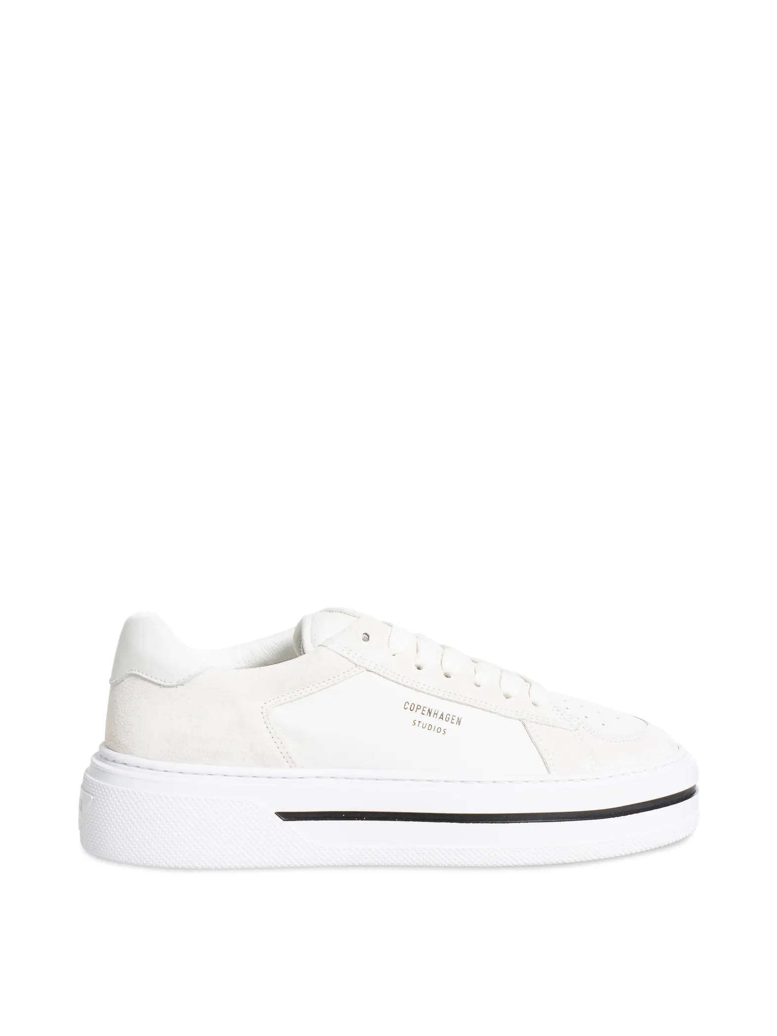 Copenhagen Studios CPH181 Leather Mix White Sneakers