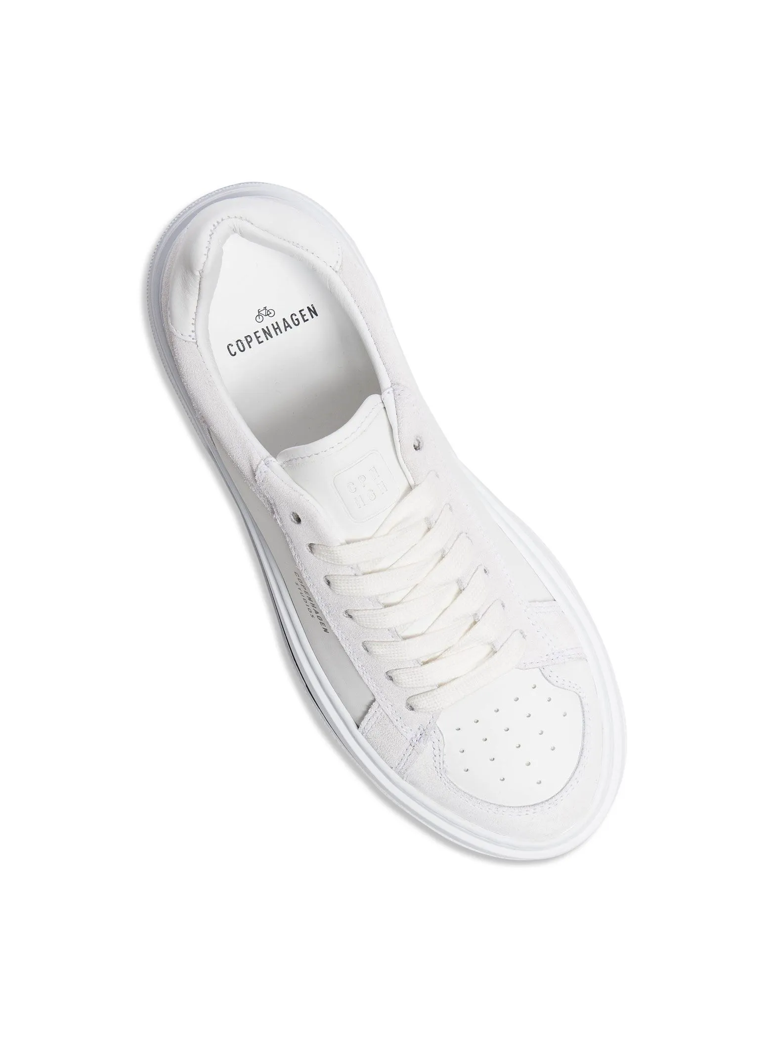 Copenhagen Studios CPH181 Leather Mix White Sneakers