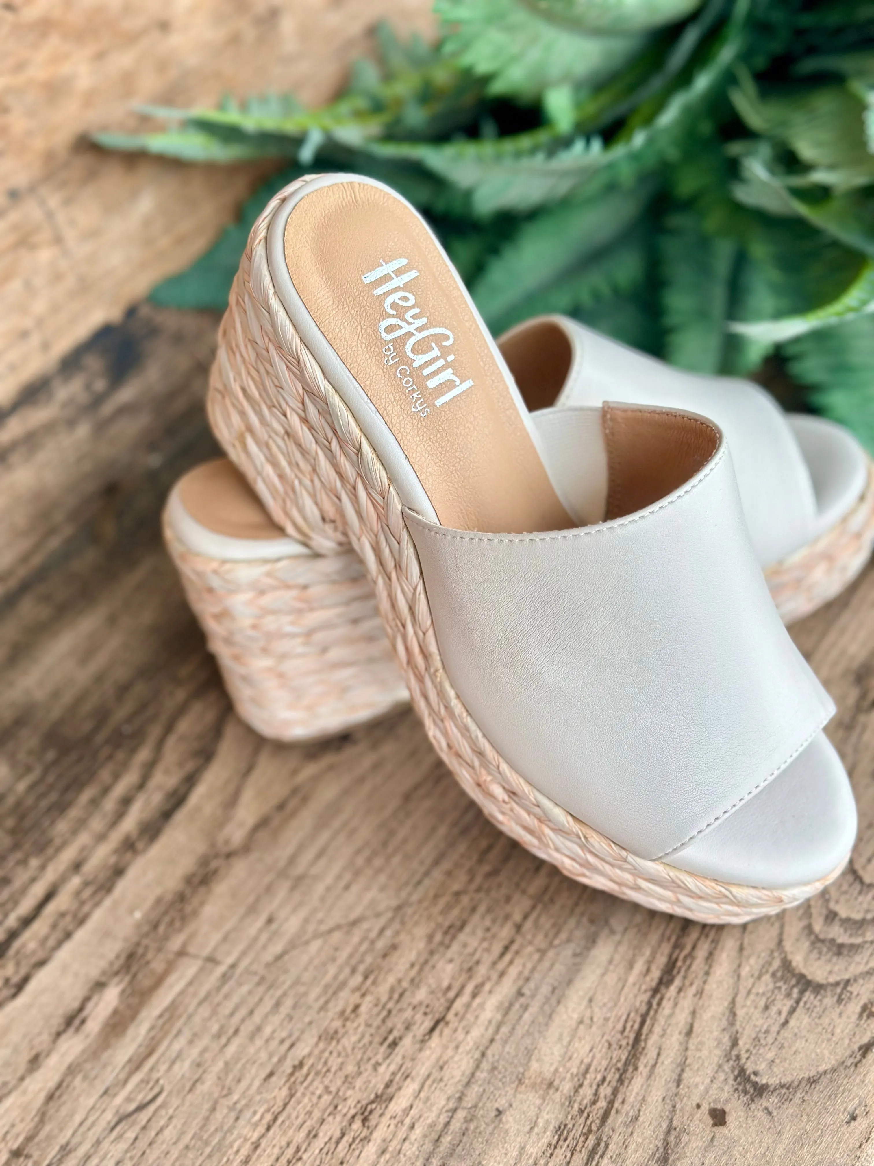 Corky's Metallic Ivory Solstice Sandals