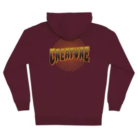 Creature Skateboards Vortex Zip Hoody Maroon