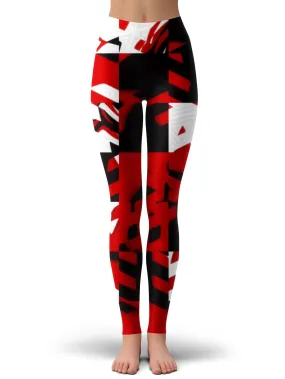 Crimson Digital Leggings