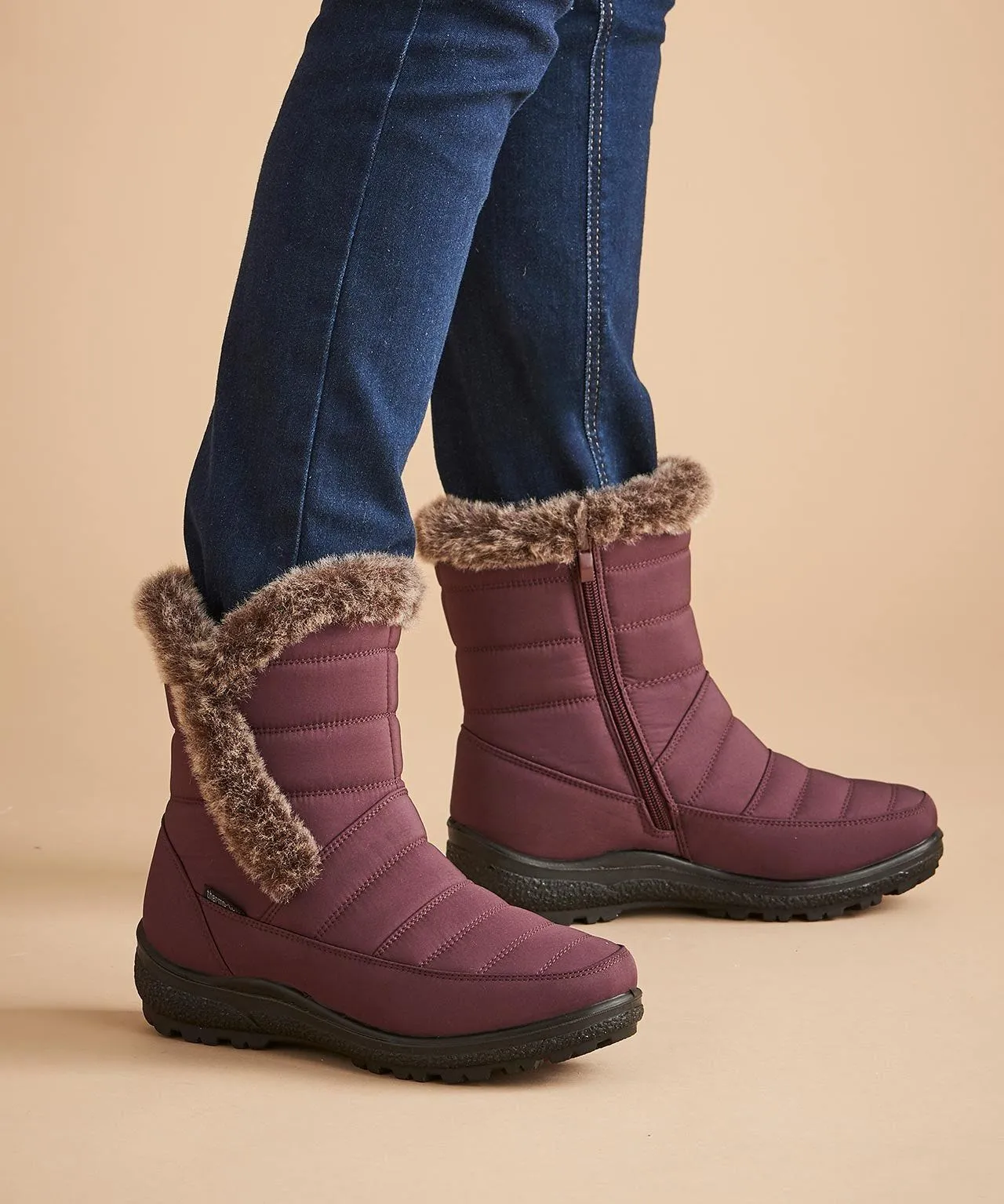 Quilted Cushion-Walk Boots