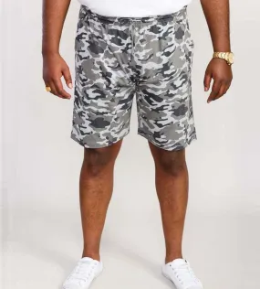 Big Men's Jersey Camouflage Shorts With Elasticated Waist (CARLTON)