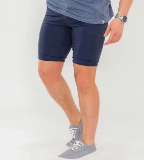 Men's Navy Stretch Chino Shorts (OPALA 1)