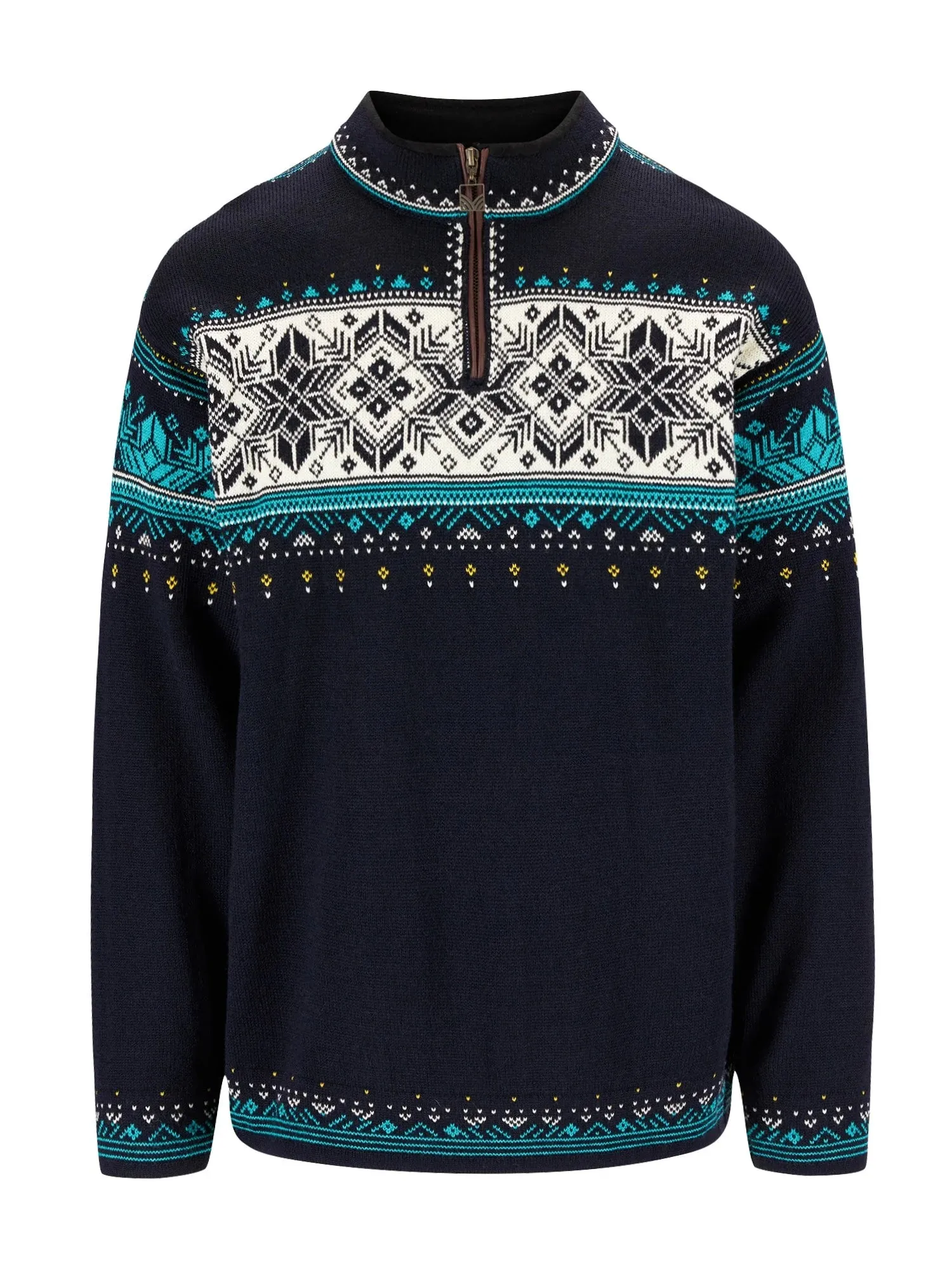 Dale of Norway Blyfjell Sweater Men's Navy Off White Peacock - Shop Now