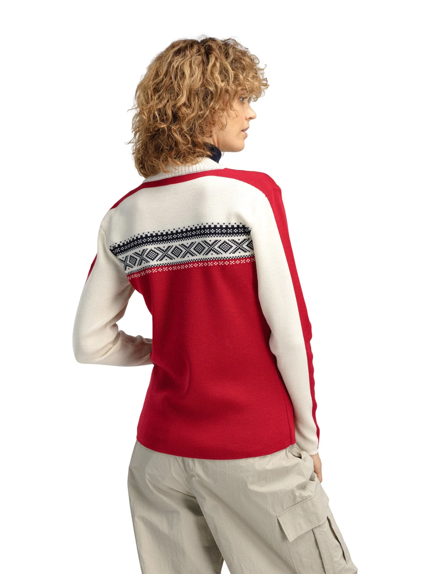 Dale of Norway Dystingen Sweater Women's | Raspberry Off White Navy