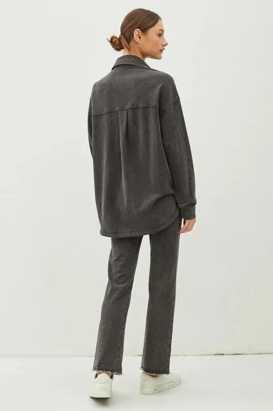 Denim Wash Shacket