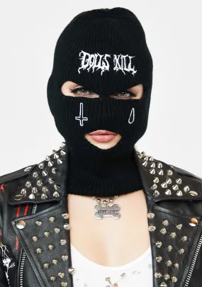 DK Logo Ski Mask-