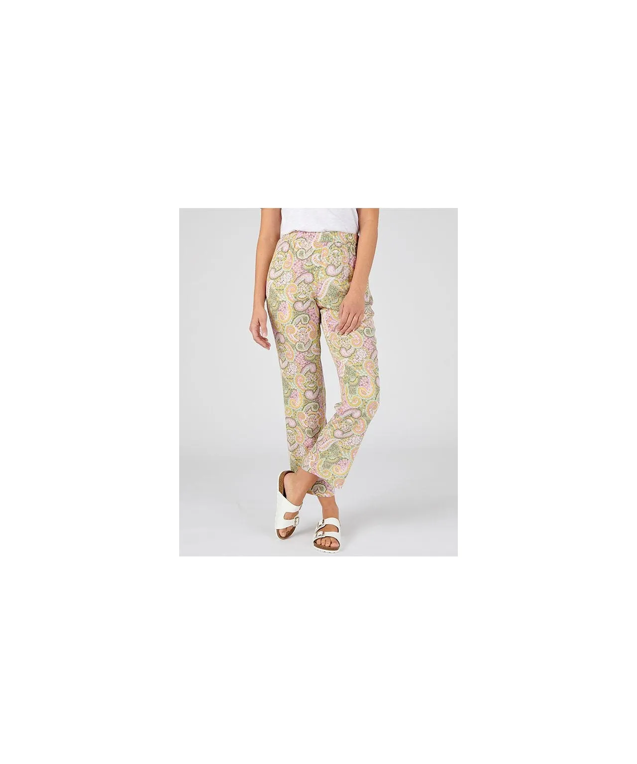 Eco-friendly Paisley Trousers