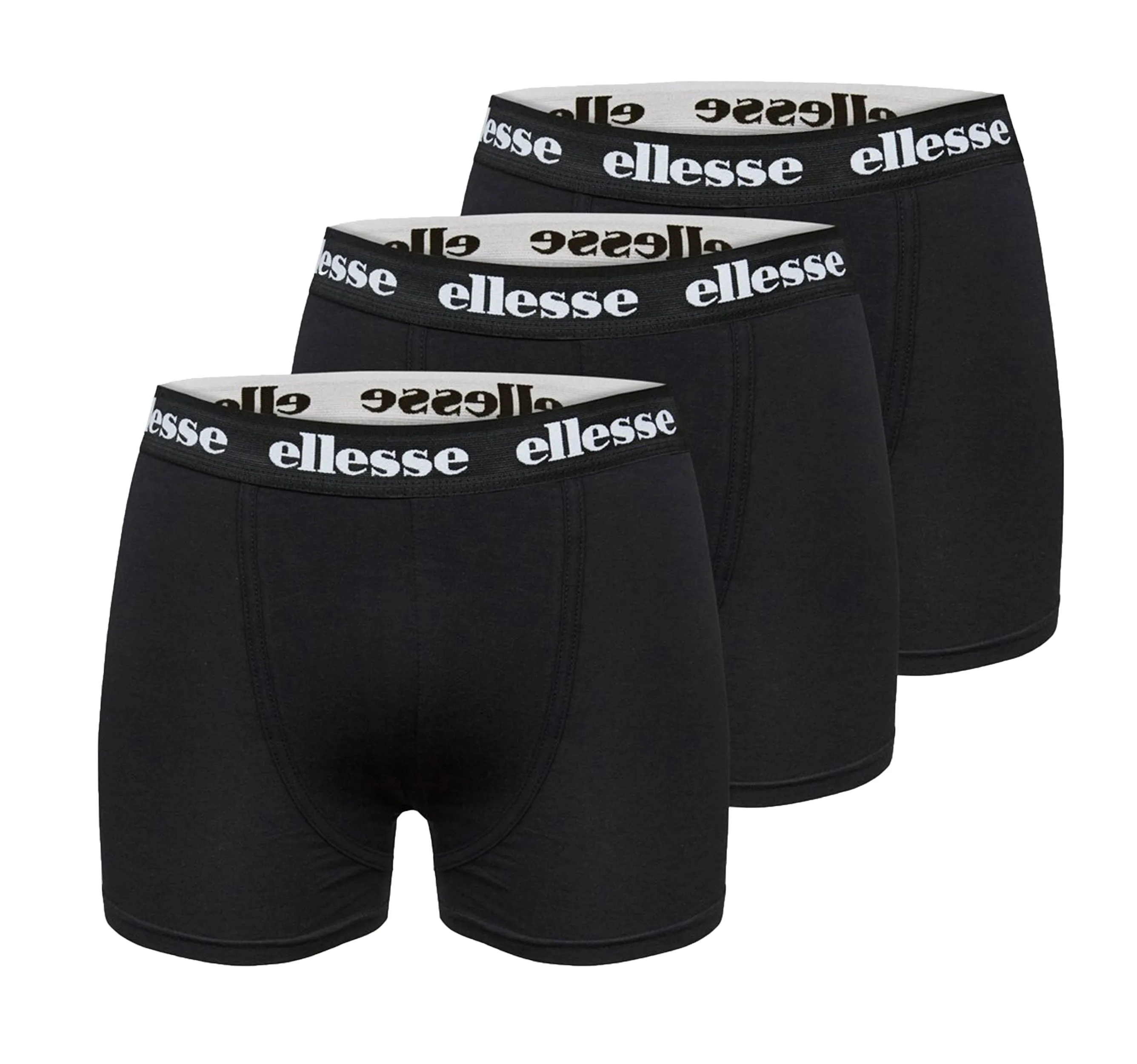 Black Hali Boxer Shorts 3 Pack for Men by Ellesse