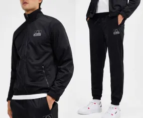 Black Ellesse Kartoni Tracksuit Jacket Set