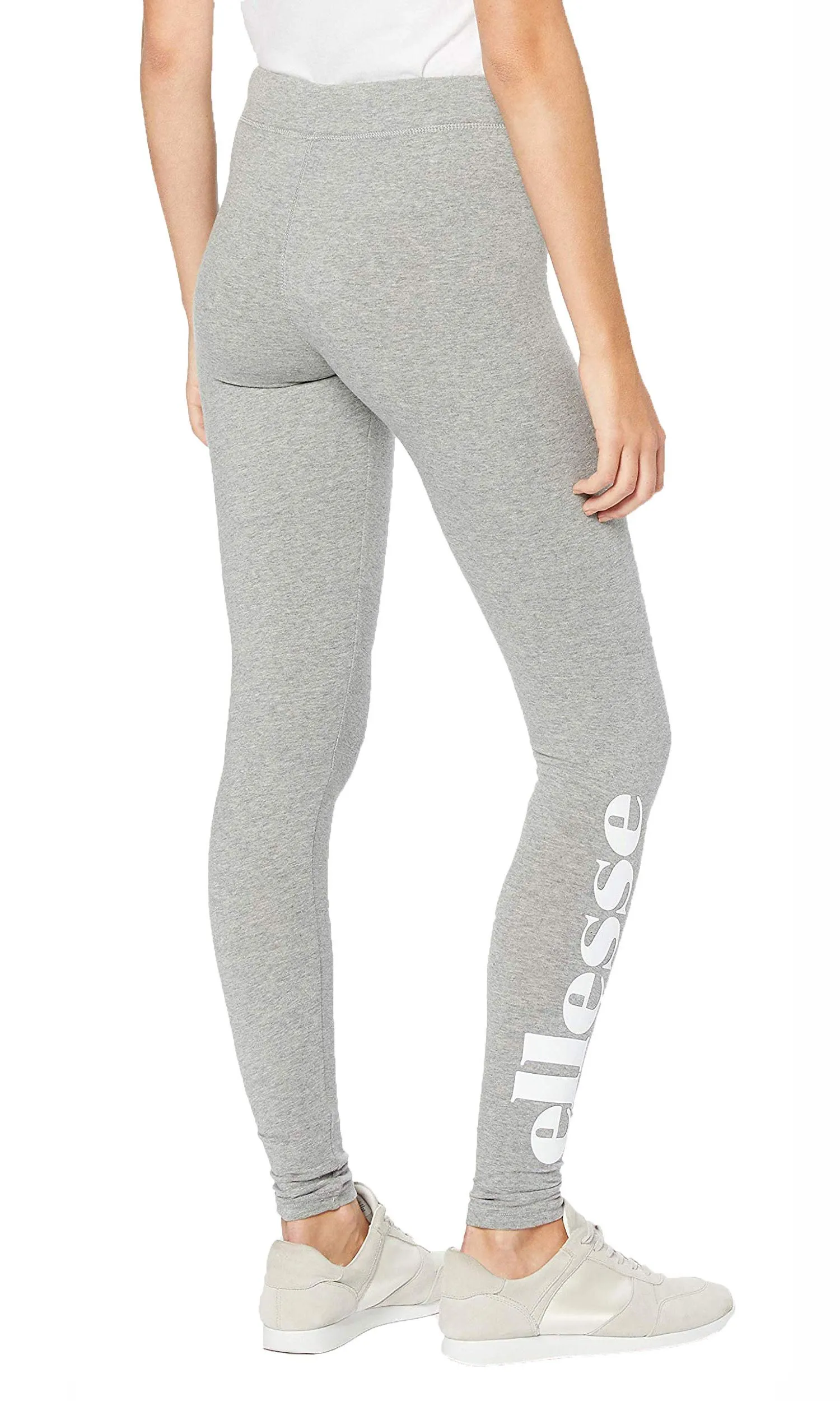 Ellesse Womens Solos Grey Marl Leggings Pants