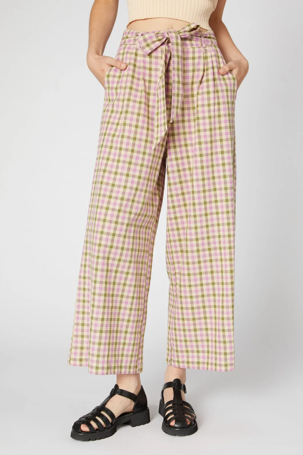 Emmie Plaid Trouser