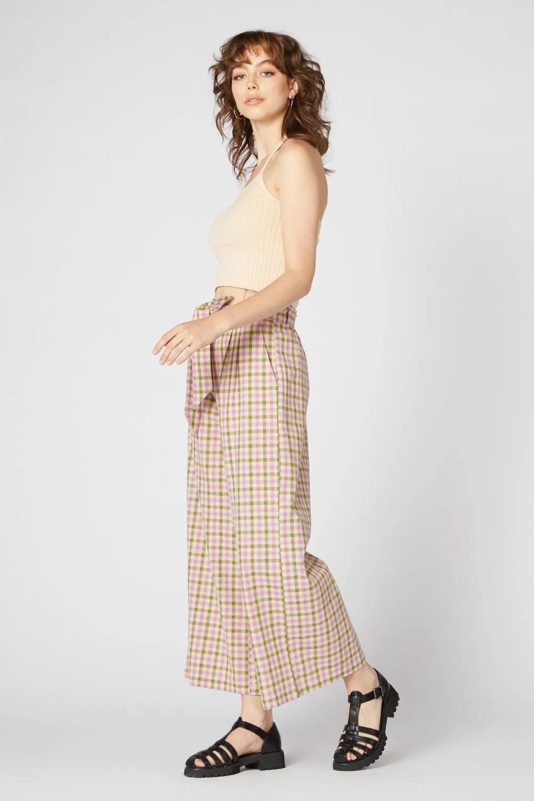 Emmie Plaid Trouser