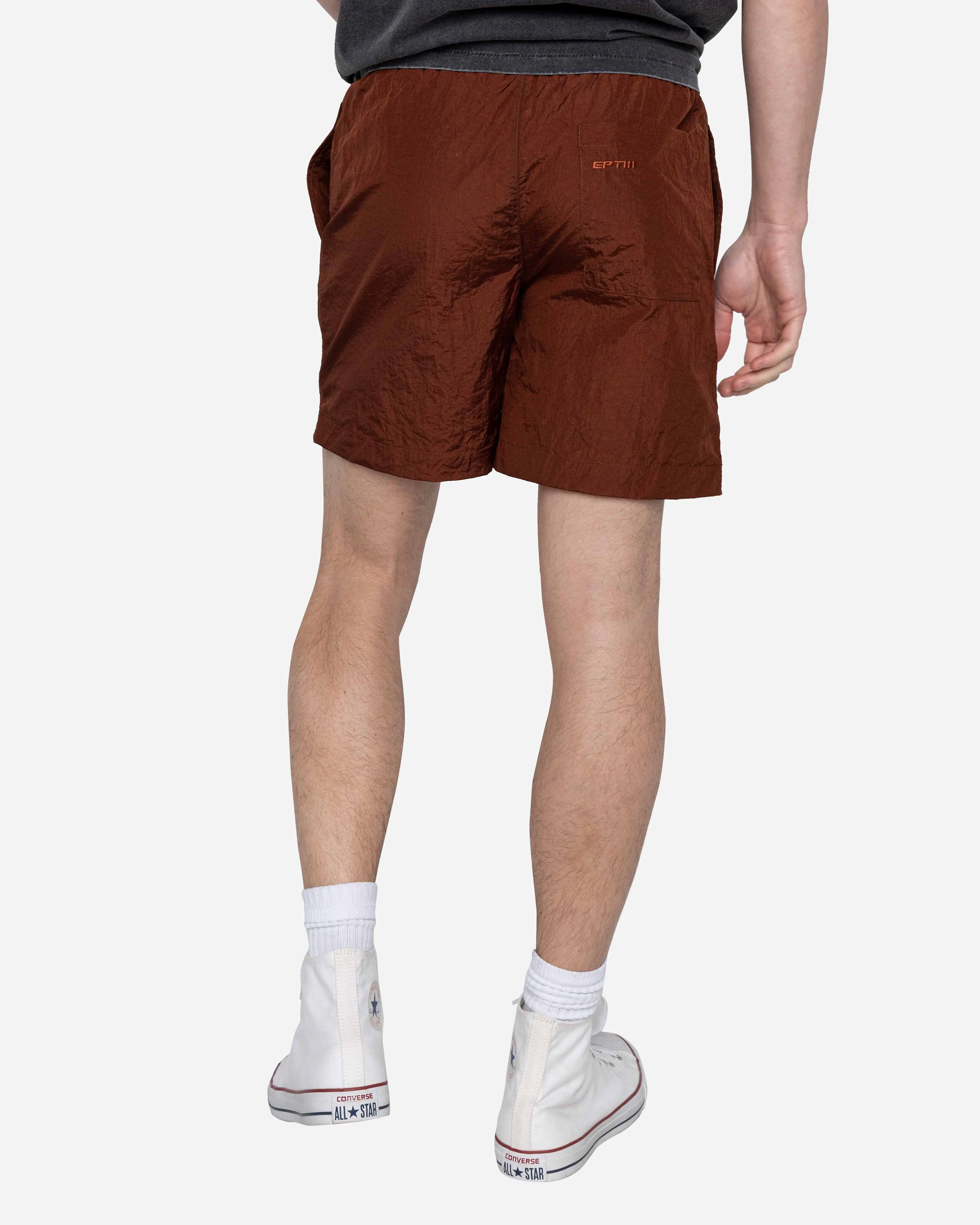 EPTM Brown Alloy Shorts