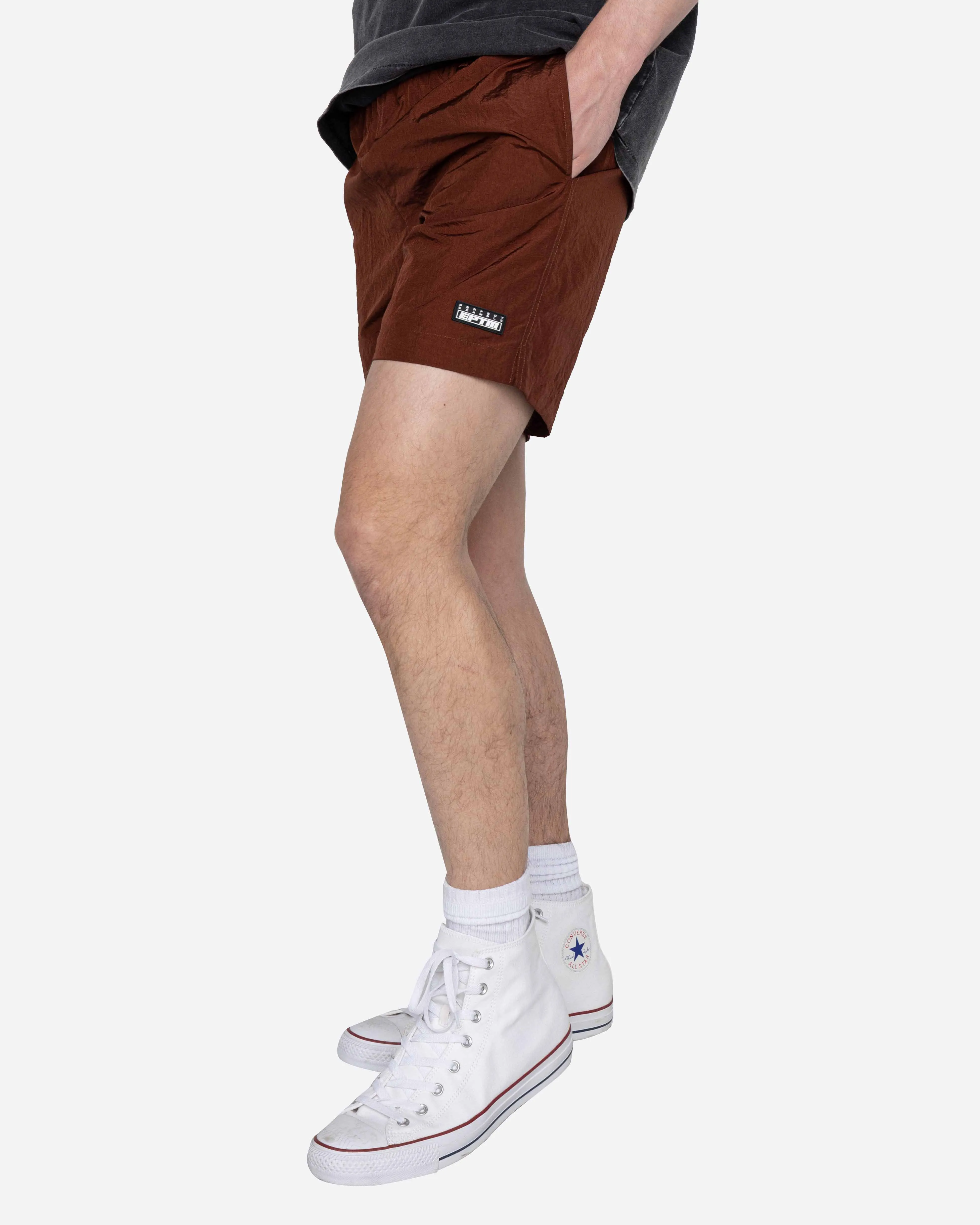 EPTM Brown Alloy Shorts