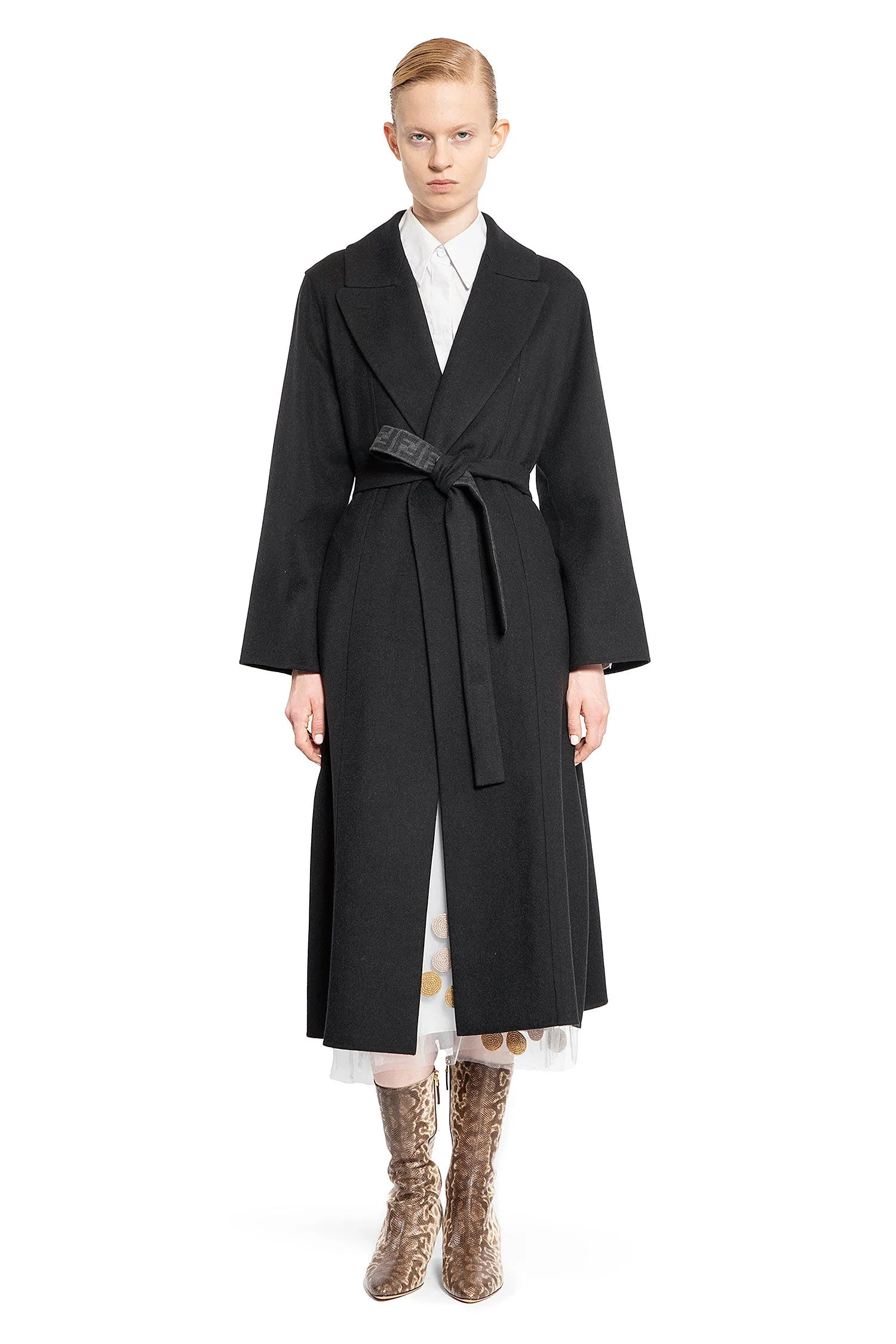 fendi double-sided wool coat