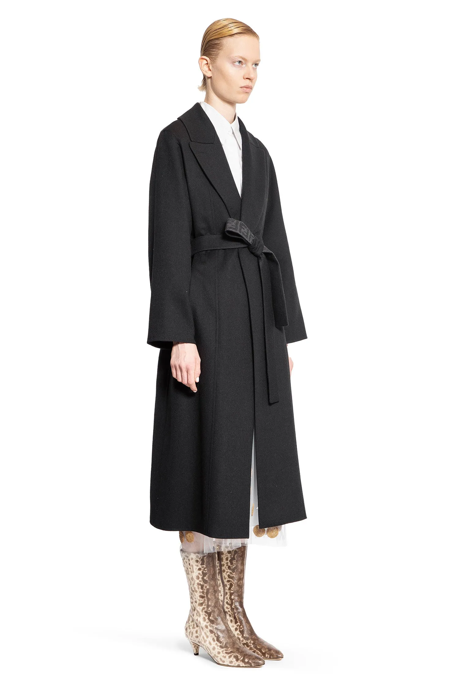 fendi double-sided wool coat