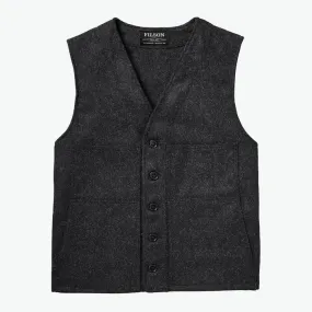 Filson Mackinaw Wool Vest Charcoal - Shop Now