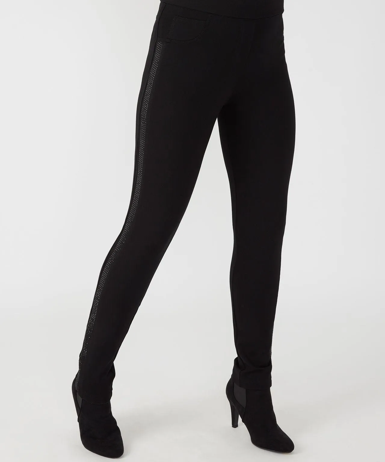 Ponte Leggings with Sparkle Detail by First Avenue