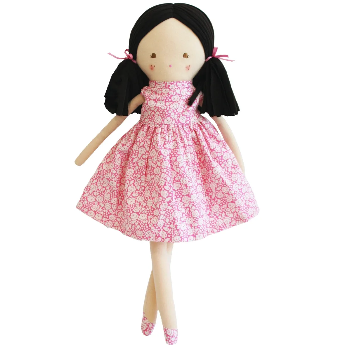 Frankie Doll - Pink Floral Dress - Trendy Fashion Doll