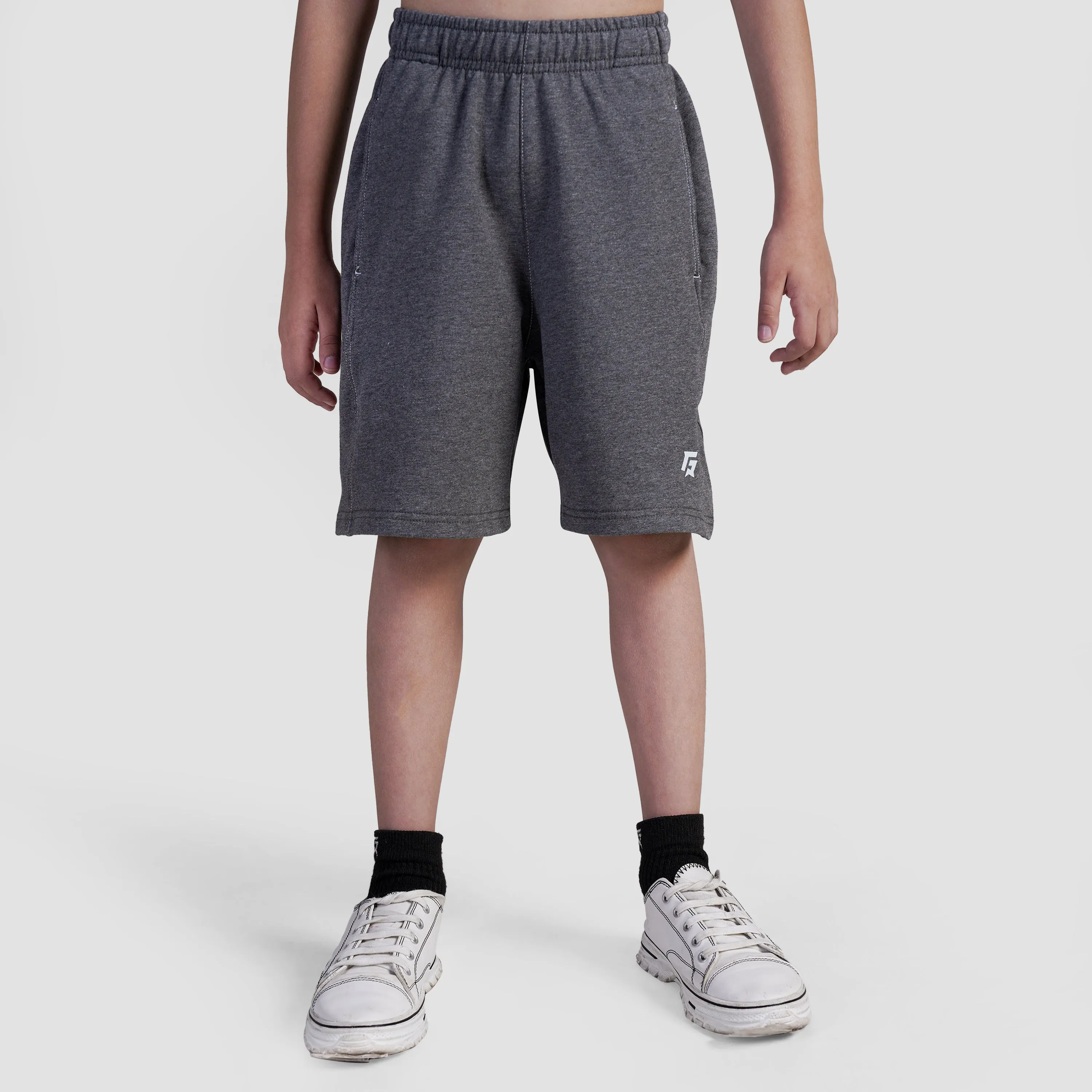 GA Boost Shorts in Charcoal Gray