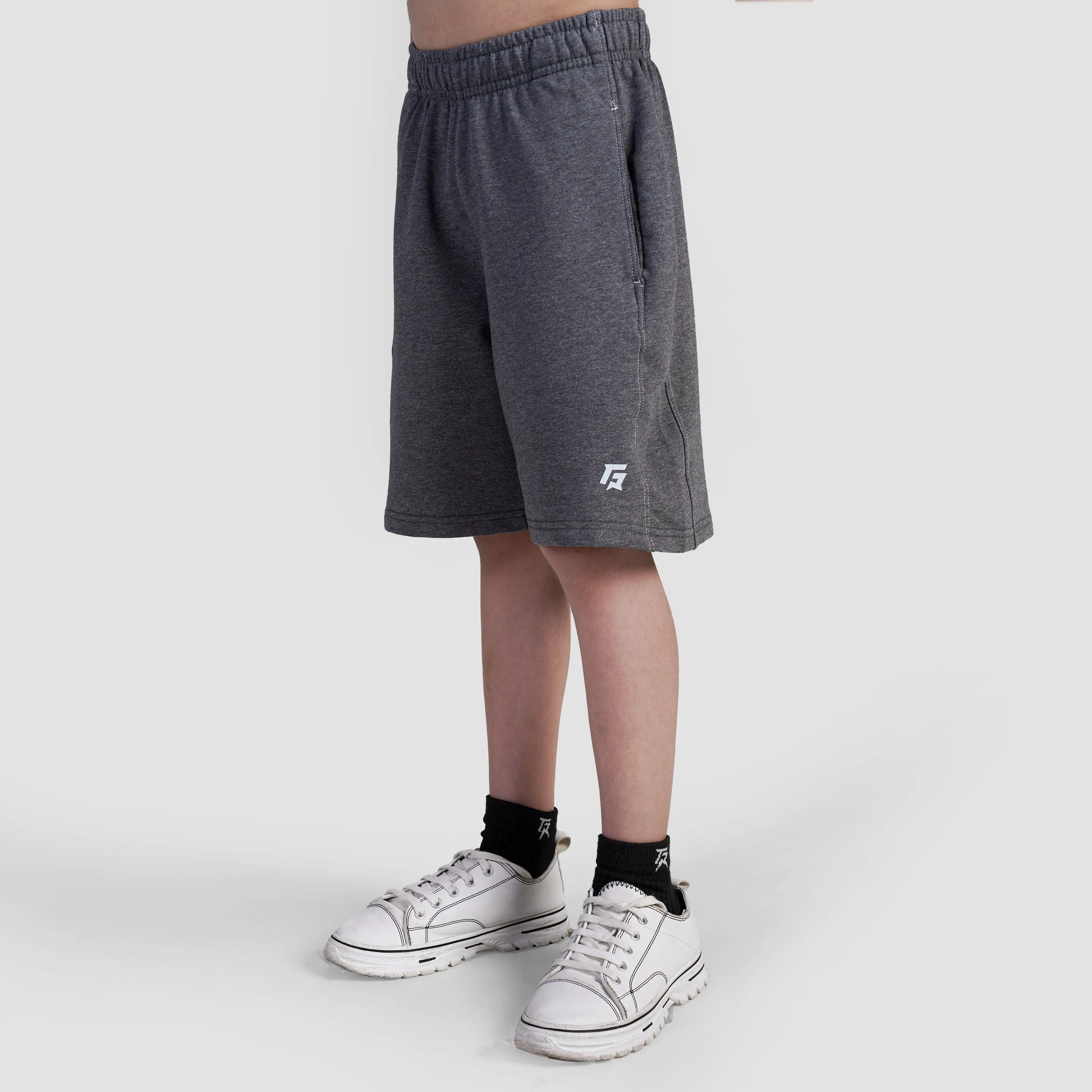 GA Boost Shorts in Charcoal Gray