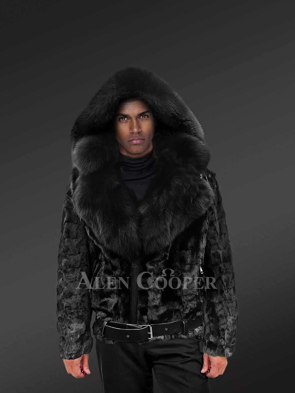 Genuine Men's Mink Coat