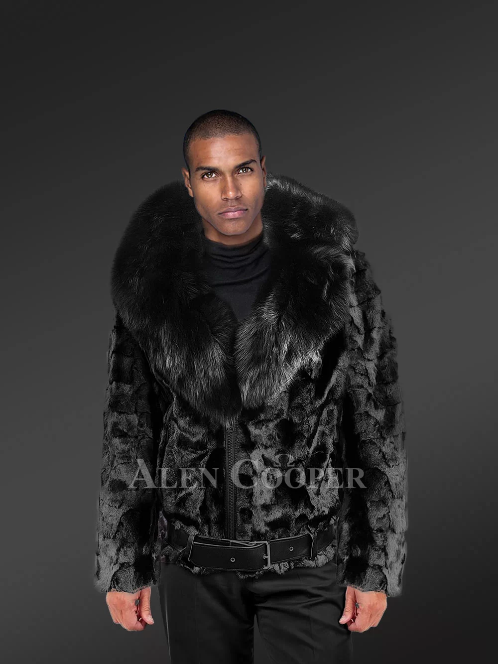 Genuine Men's Mink Coat