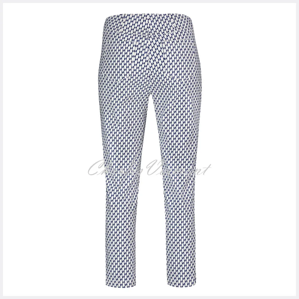 Geometric Print Cropped Trouser 51560-54381-69 by Robell Bella 09