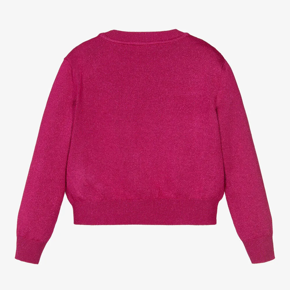 Pink Glitter Girls Sweater